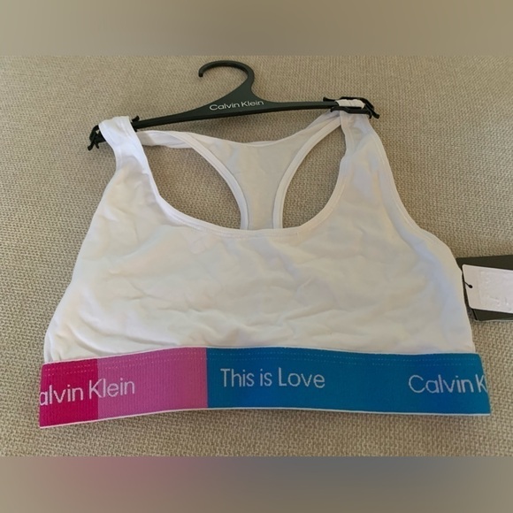 Calvin Klein This is Love White Bralette - Picture 2 of 10